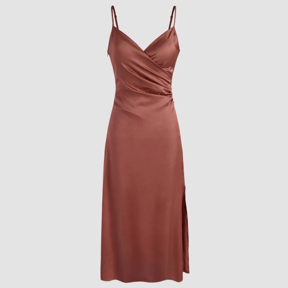 Rust Wedding Guest Dress